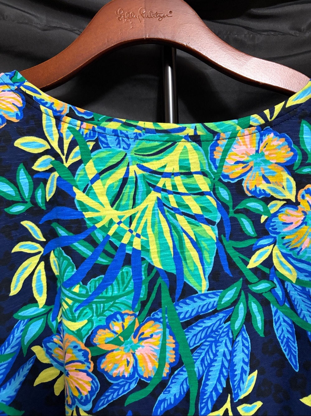 NWT Lilly Pulitzer Etta Scoop Neck in Multi The Hottest Spot size Women’s XXL - Picture 7 of 8